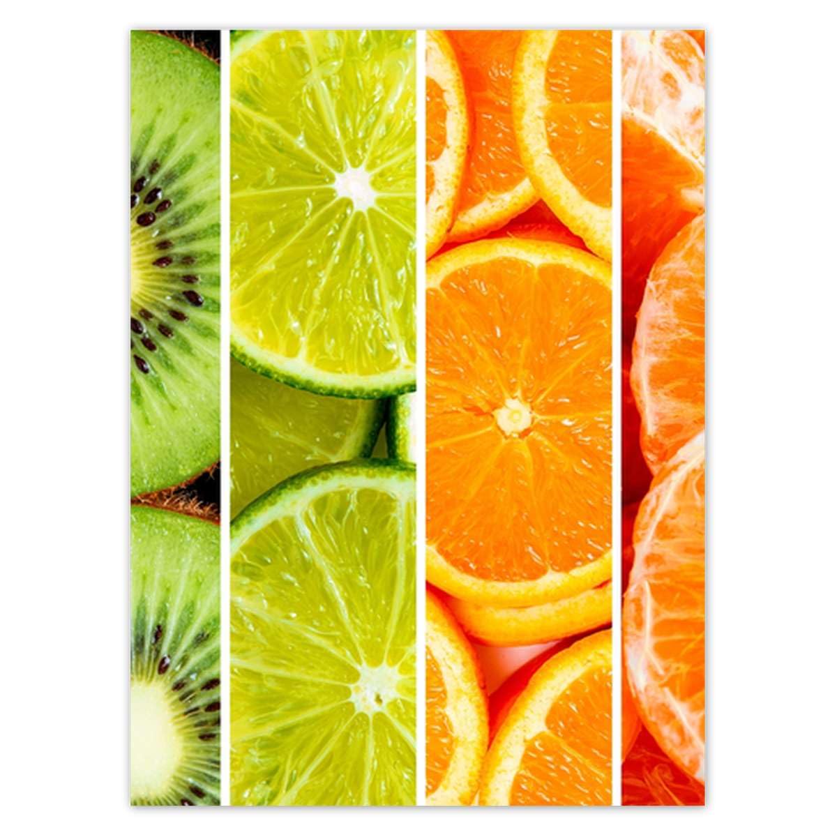 Sticker mural fruits arc-en-ciel 100x135cm H10724Z_NS1AR pour chambre enfant