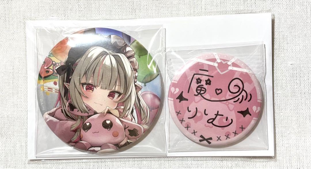 Amazon.co.jp: にじ さんじ 魔界ノりりむ 缶バッジ 誕生日