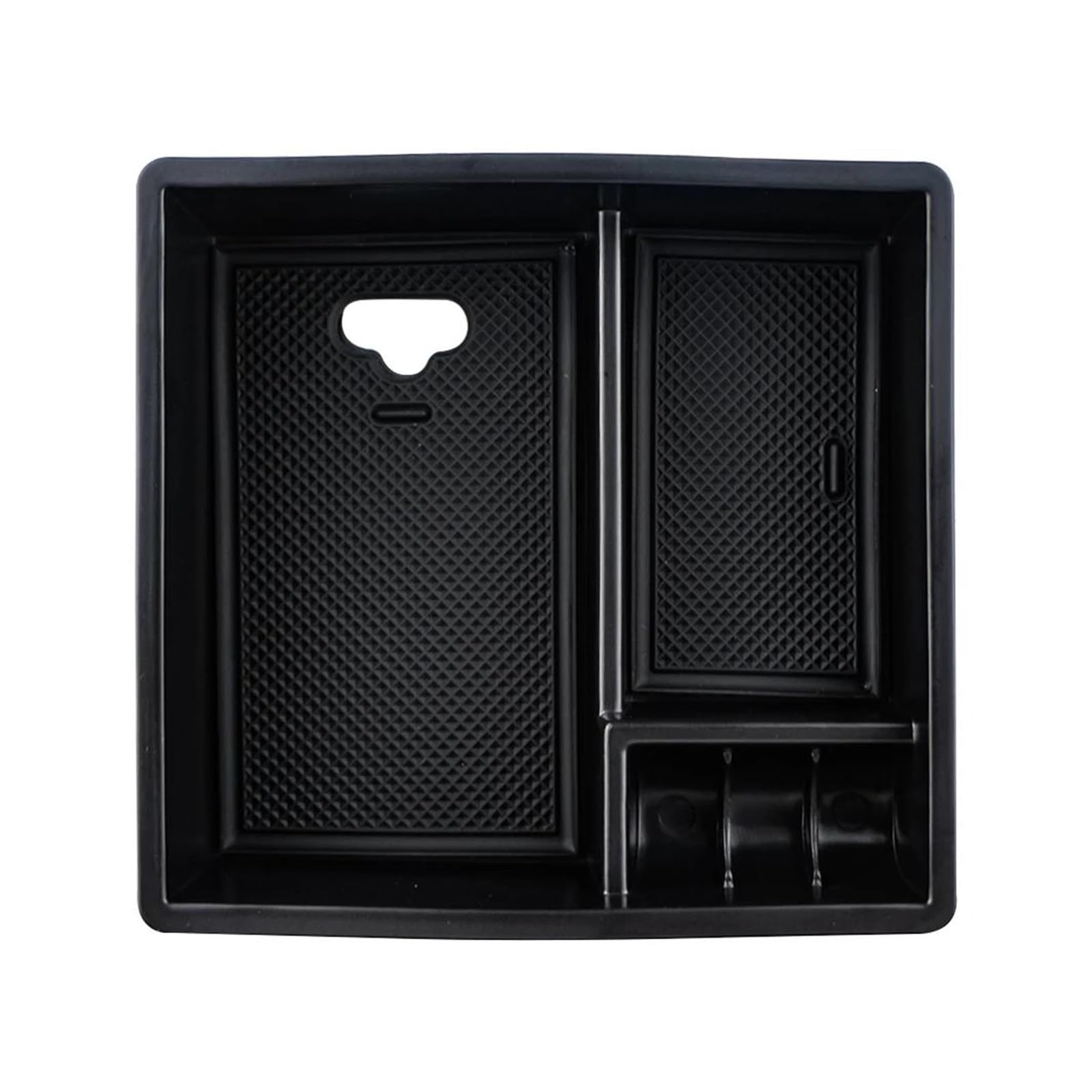 REQIANOZ For Hilux 2004-2014 Center Console Bin Glove Tray Holder Case Car Stowing Tidying Central Armrest Storage Box