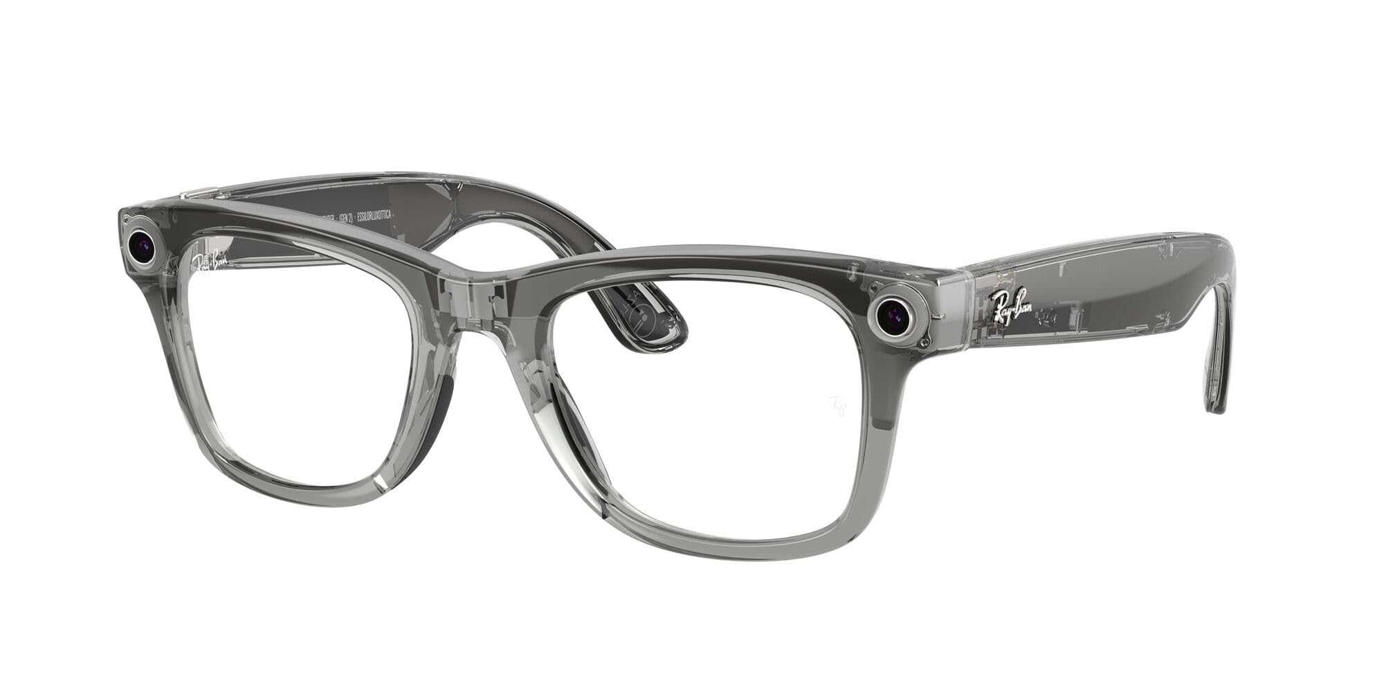 Ray-Ban (Carowayfarer (Gen 2) brillante transparente transparente Transitions® gafas de zafiro