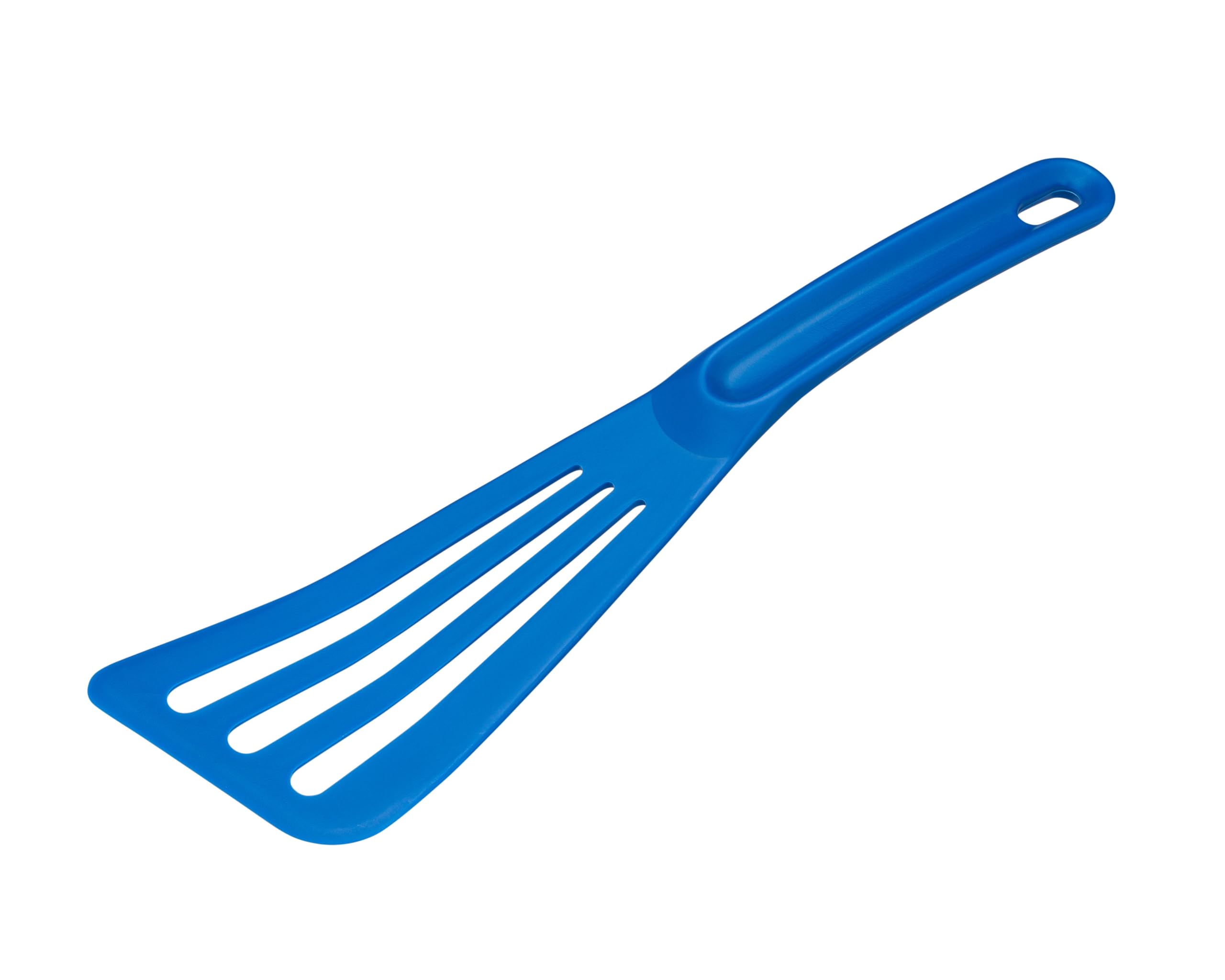 MatferBourgeat 112420B Pelton Spatula Perforated Blue,10mm x 60mm x 300mm