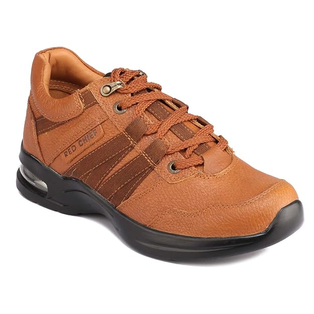 Red Chief Casual Derby Shoes for Men Tan | RC1976