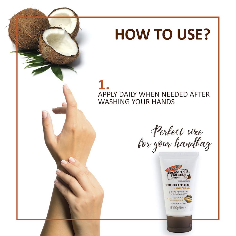 Palmer's Coconut Oil Formula Moisturizing Hand Cream, 3.4 Ounce