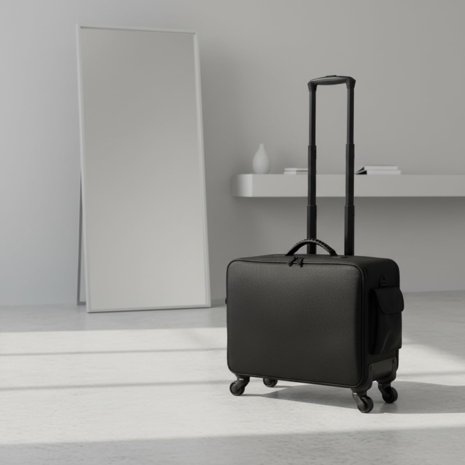Custodia Trucco con Divisori Regolabili Resistente All'acqua Trolley Make Up tile Beauty Case per Onicotecnici