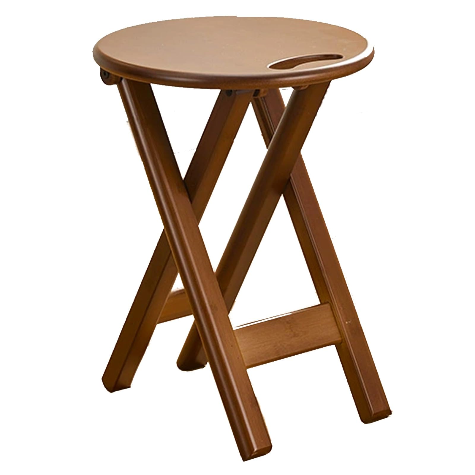 Taburete Plegable Madera, Taburetes de Cocina, Taburete Alto, Portátiles para El Hogar, Taburete Plegable Cocina, Desayuno(43cm/17in)