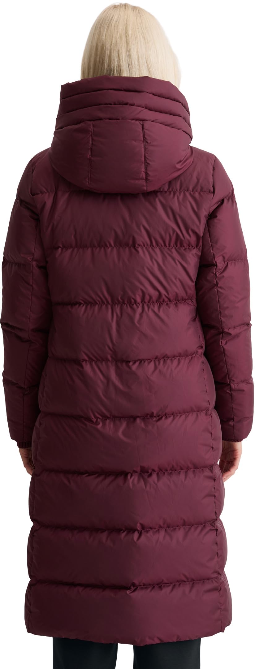 Marc OߴPolo Damen Daunenmantel mit XL-Kordeln Shaped Fit, Rot (Aubergine Red), 32 – Ansicht 3