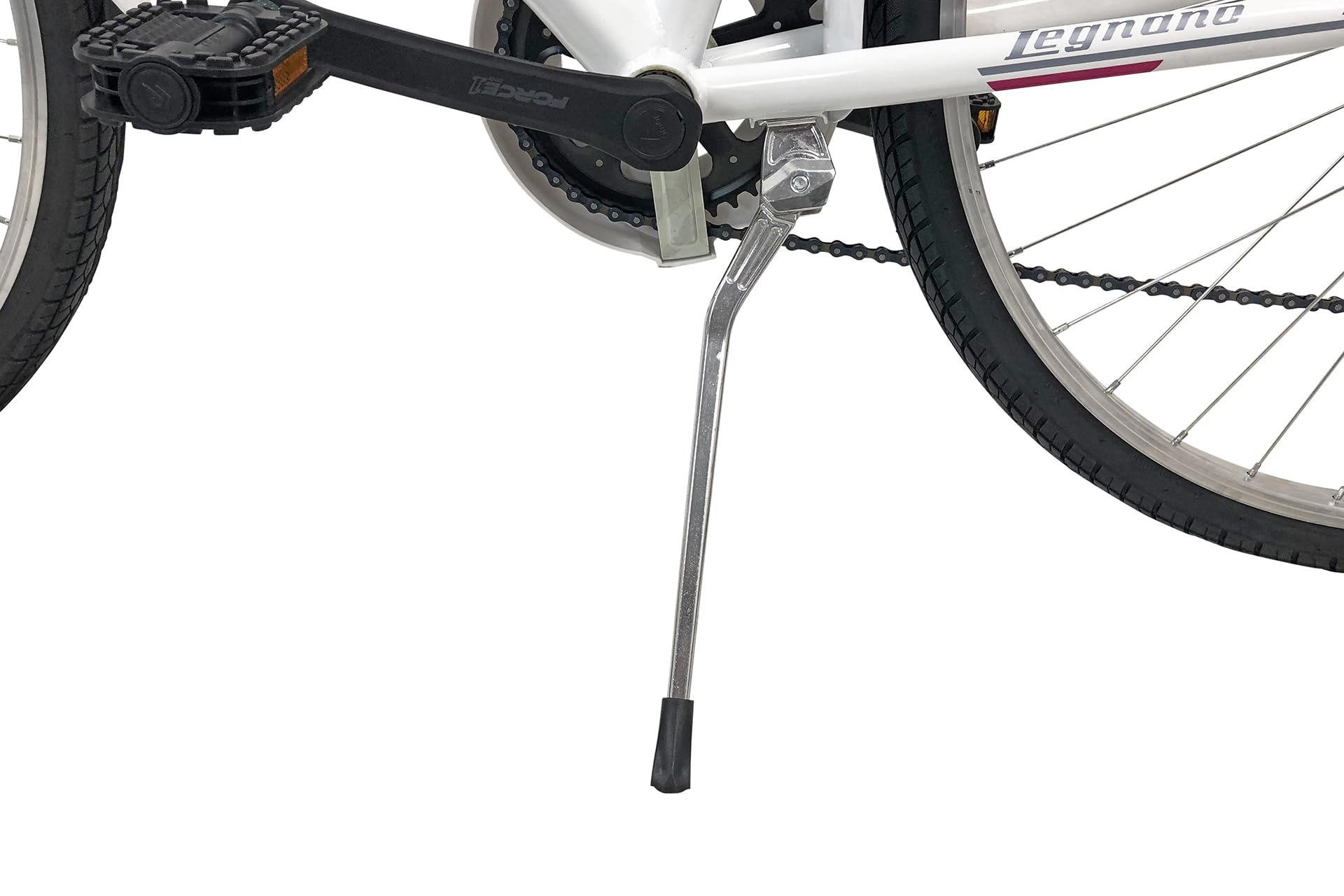 Legnano Versilia City Bike Mujer, Blanco y Fucsia, 46