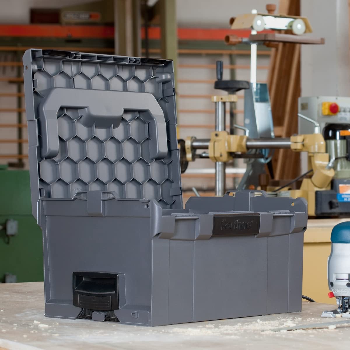 Werkzeugkoffer leer | 2x Bosch Sortimo L-BOXX Größe 3 grau | Werkzeugkiste Kunststoff Gross