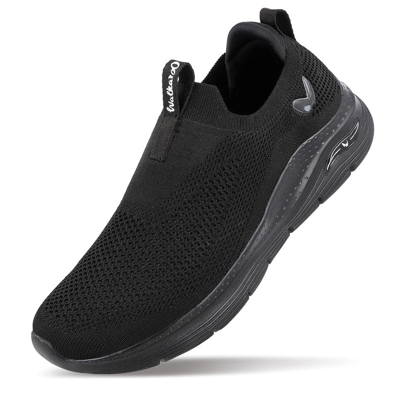 Image of WALKAROO Sports Shoes for Men's|Perfect for Walking,Gym Training and Casual Outfit|Cushioned Insole with EVA Outsole |Breathable Mesh Upper|WS9571