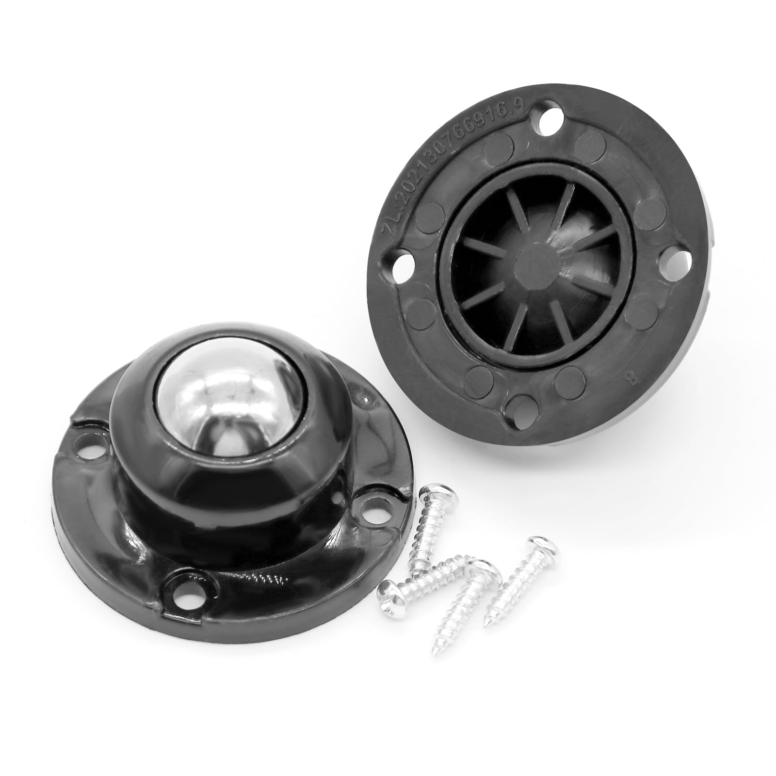 Set di 8 rotelle autoadesive, per mobili, rotelle pivotanti a 360° a sfera per piccoli mobili, scatola di immagazzinaggio | Leroy Merlin
