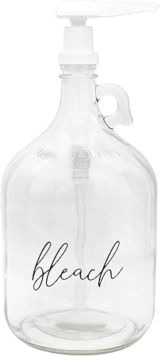 Darware Botella de bomba de lejía de galón jarra dispensadora de bomba de lavado grande