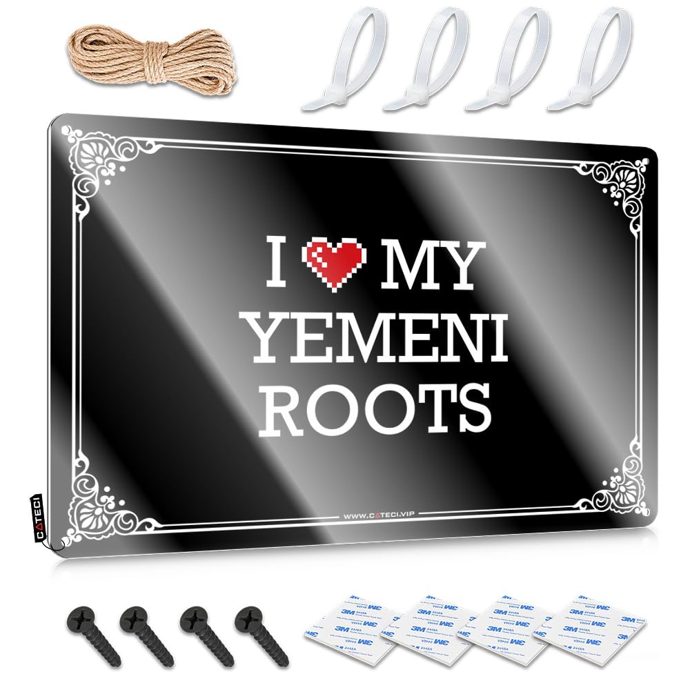 Fzfn Men's Colour Plaques Desk Accessories For Wall Decor | I Love My Yei Roots Pretty For Home Bar Home(20X30cm)
