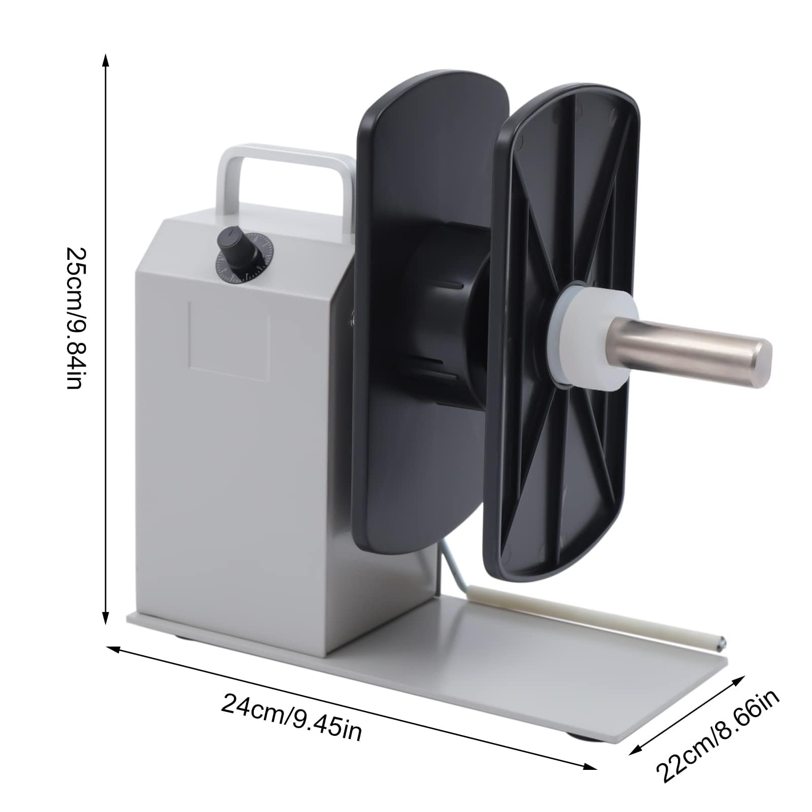 Elektrischer Etikettenaufwickler mit Einstellbarer Geschwindigkeit für Barcode-Drucker, 1/1,5/3-Zoll-Kerne