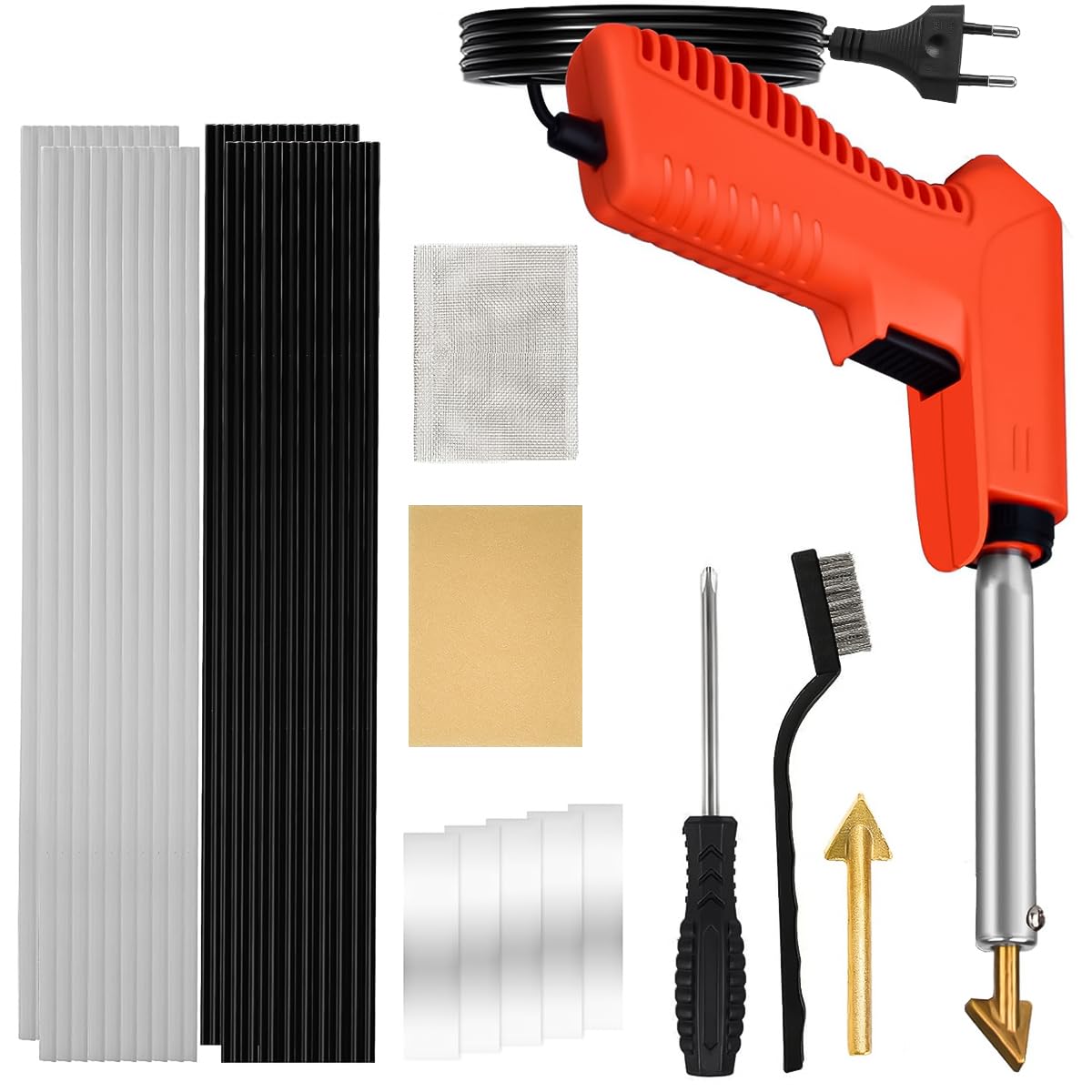 HASTHIP® Plastic Welding Machine Plastic Welder Gun Kit, 220V/100W, Rapid Heat Technology, Car Bumper Repair Kit Plastic Repair Kit Comprehensive Repair Kit for Car Bumper & Household Repairs (B0DCNQTMDT) Amazon Price History, Amazon Price Tracker