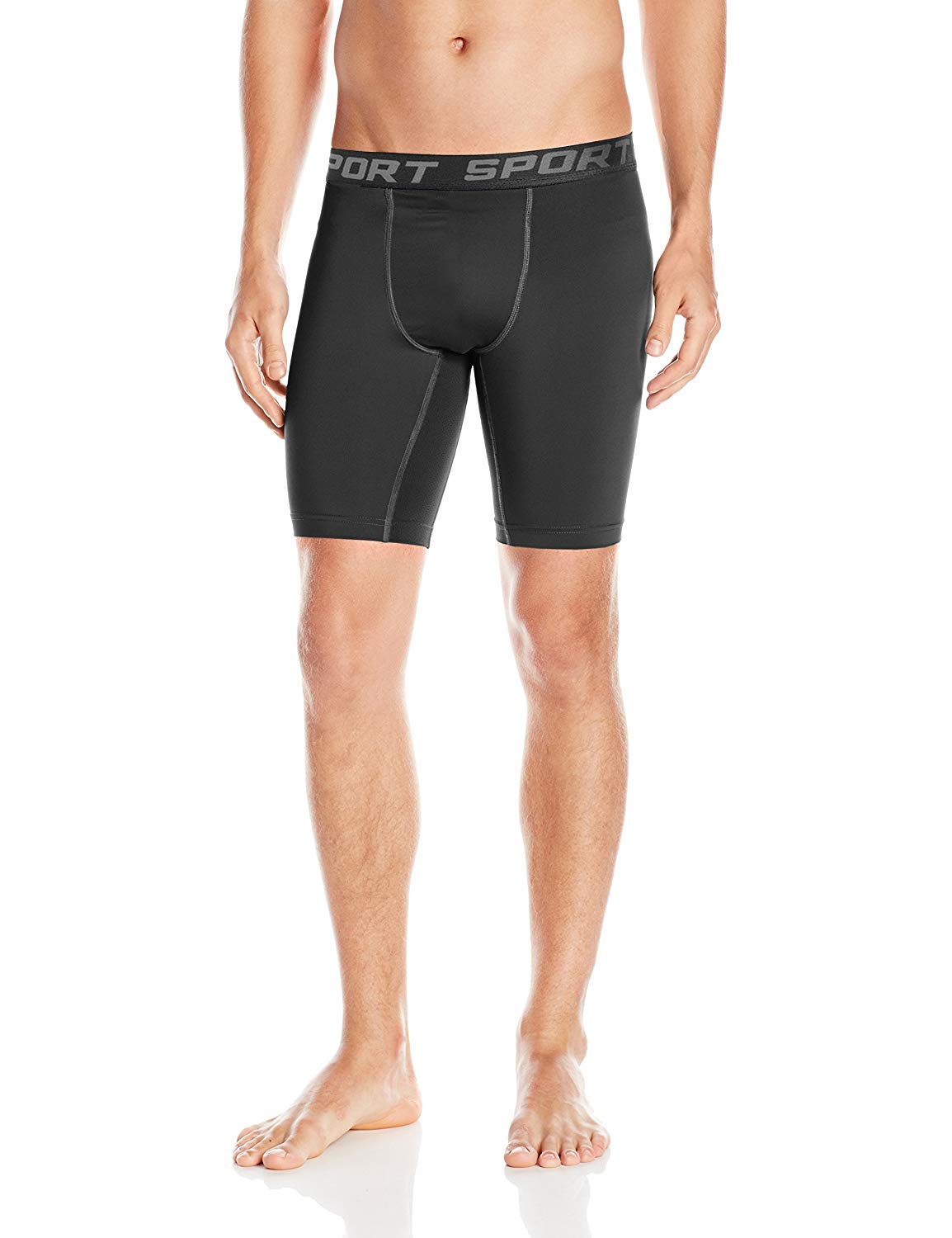 DEYI Men's Spandex Underwear Training Tights Compression Pants -1 Pcs M