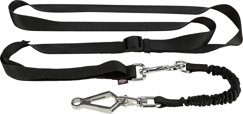 Guia para Bicicleta e Corrida para Cães TRIXIE com Amortecedor, 25 mm, Preta