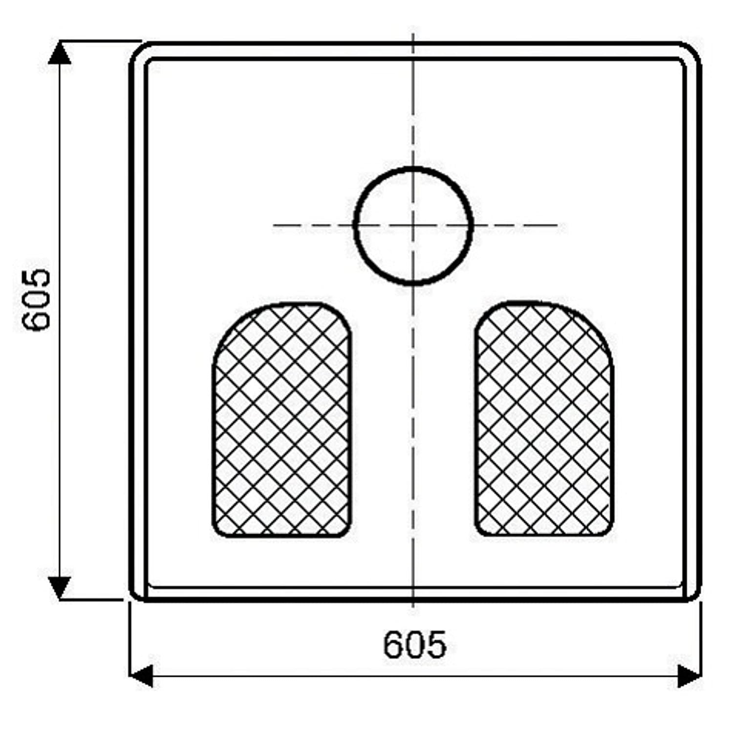 Siege a la turque PUBLICA 60 x 60 blanc 00723000000