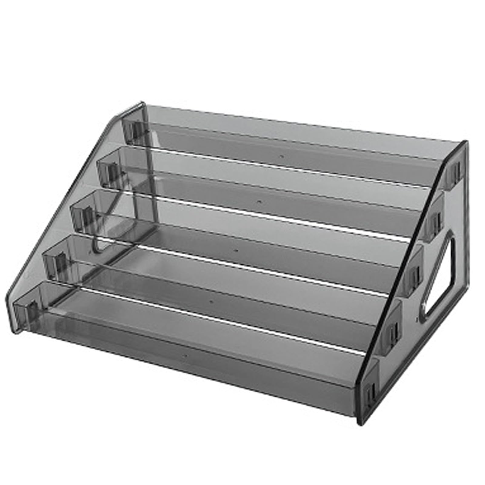 YWLUUOO Multiple Layer Acrylic Storage Rack Spacious Acrylic Storage Holder with Multiple Layers Stylish Organization Shelf Makeup Organizers