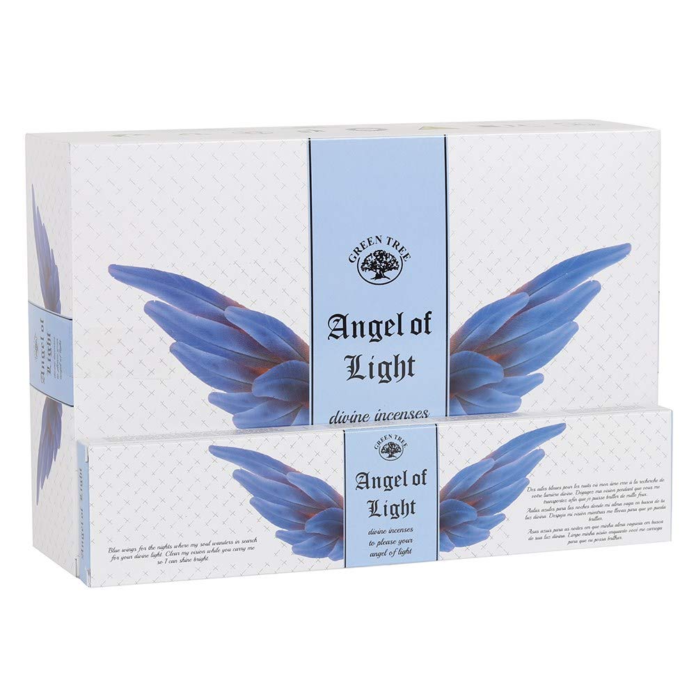 Green Tree Angel of Light Incense Sticks, Pack of 12