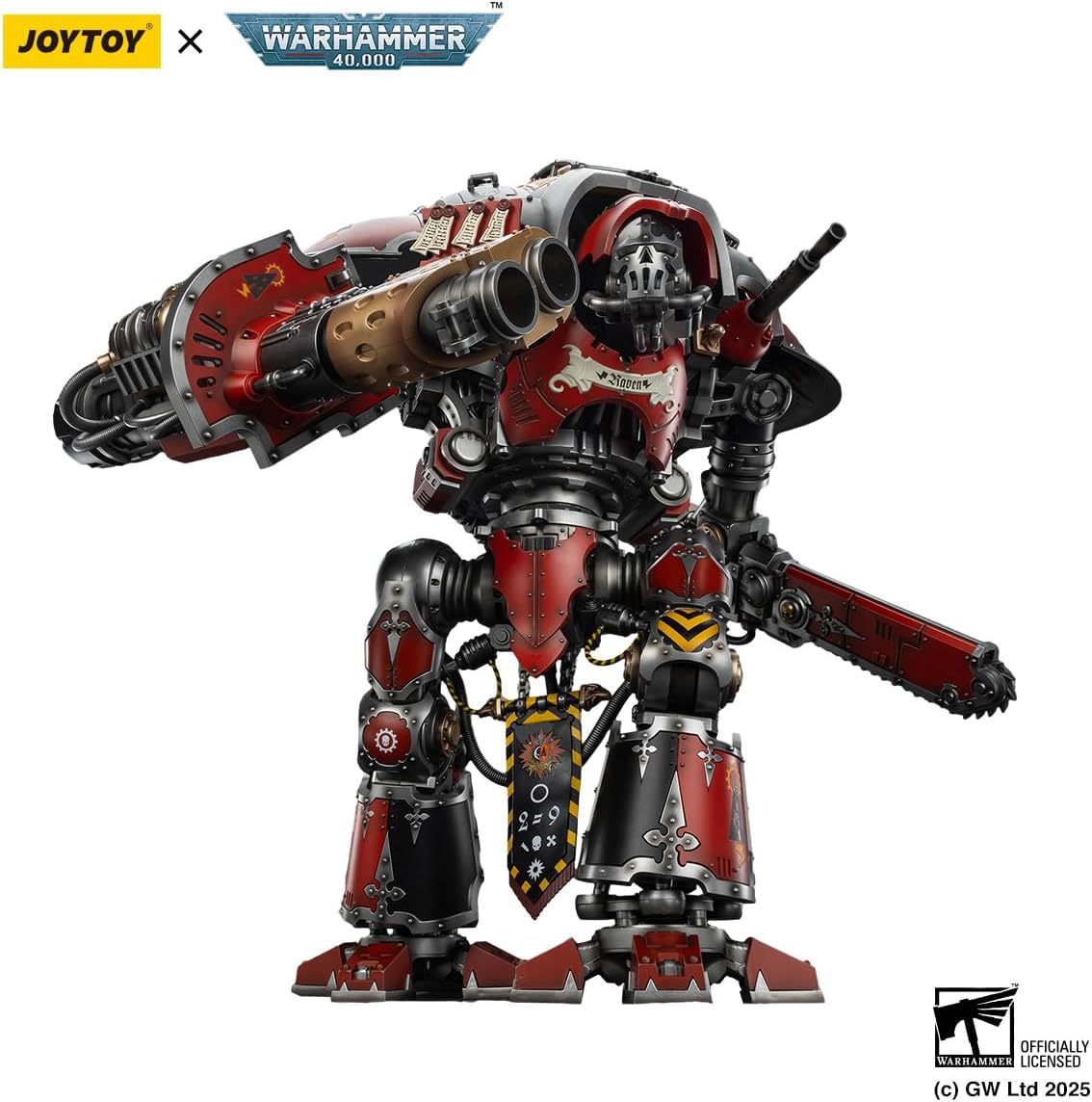 JOYTOY Action Figures Warhammer 40K 21inch Imperial Knights House Raven Knight Errant 1/18 Movable Model Collectible Figurine 15+