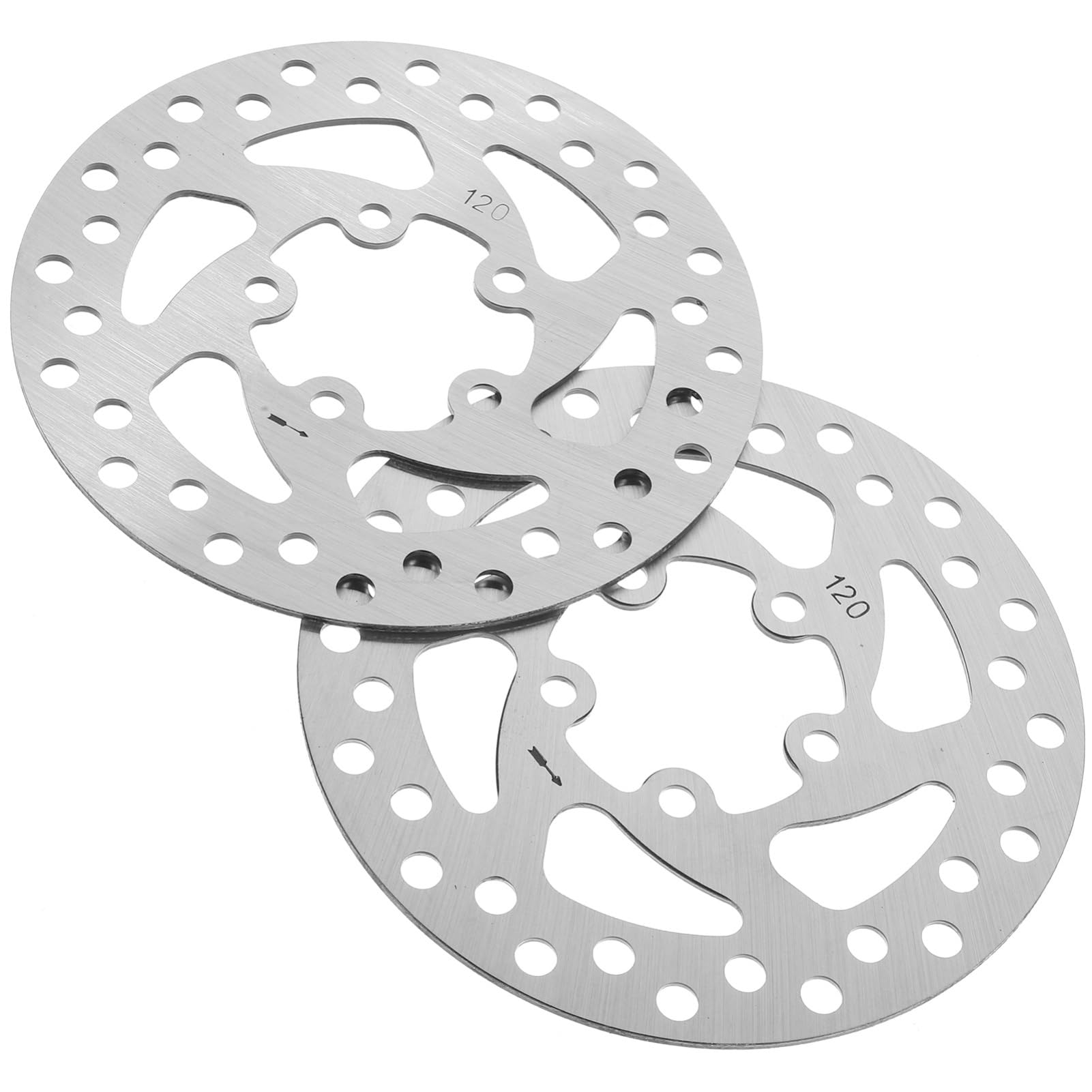 HANABASS 6-Bolt Disc Brakes for Electric Scooters Rotor Bike Disc Brake Sets Metal Scooter Parts Unidirectional Grinding