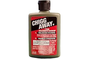 Chigg-Away The Soldier's Choice - Repels Chiggers, Relieves Itching, 4 fl oz (Pack of 2)