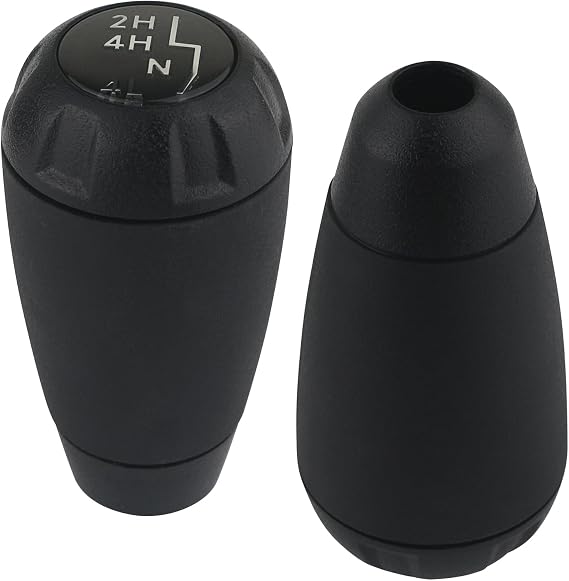 APPERFiT Transfer Case Shift Shifter Knob for Automatic/Manual Transmission Black Trim Compatible with Jeep Wrangler JK 4WD 2011 2012 2013 2014 2015 2016 2017 2018