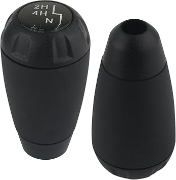 APPERFiT Transfer Case Shift Shifter Knob for Automatic/Manual Transmission Black Trim Compatible with Jeep Wrangler JK 4WD 2011 2012 2013 2014 2015 2016 2017 2018