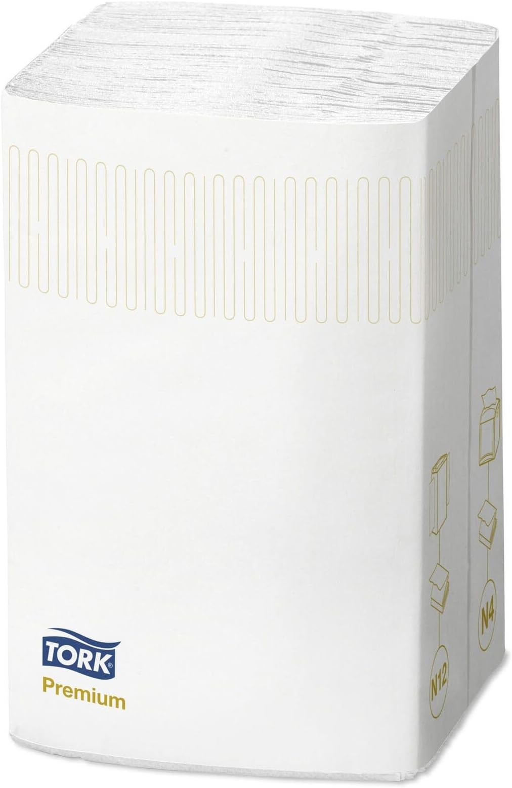 Xpressnap 2-Ply Napkin, 2 Fold, White, Pack of 1000 SCA53991,213 x 165mm
