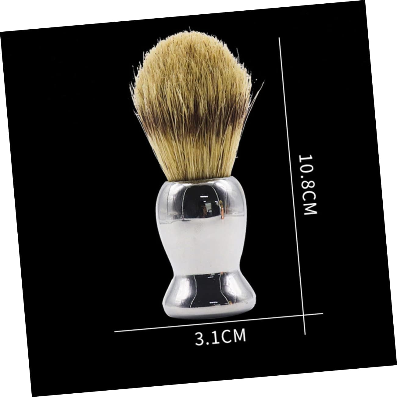 2pcs Beard Care Kit for Men Traditional Wet Shaving Brush Set Stainless Steel Bowl