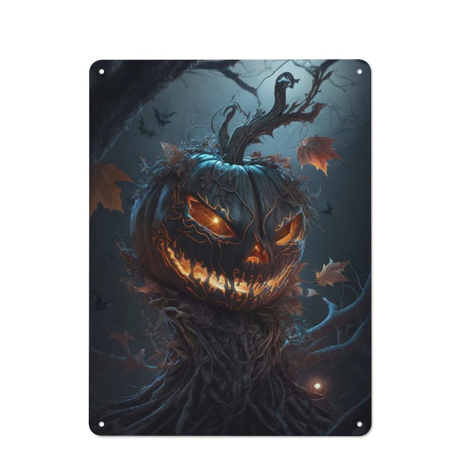 Junmoney Halloween Ii For Café Or Restaurant, Vintage Metal Sign 40X30cm, For Vintage Wall Decor Fans, For Cafés, Pubs And Restaurants