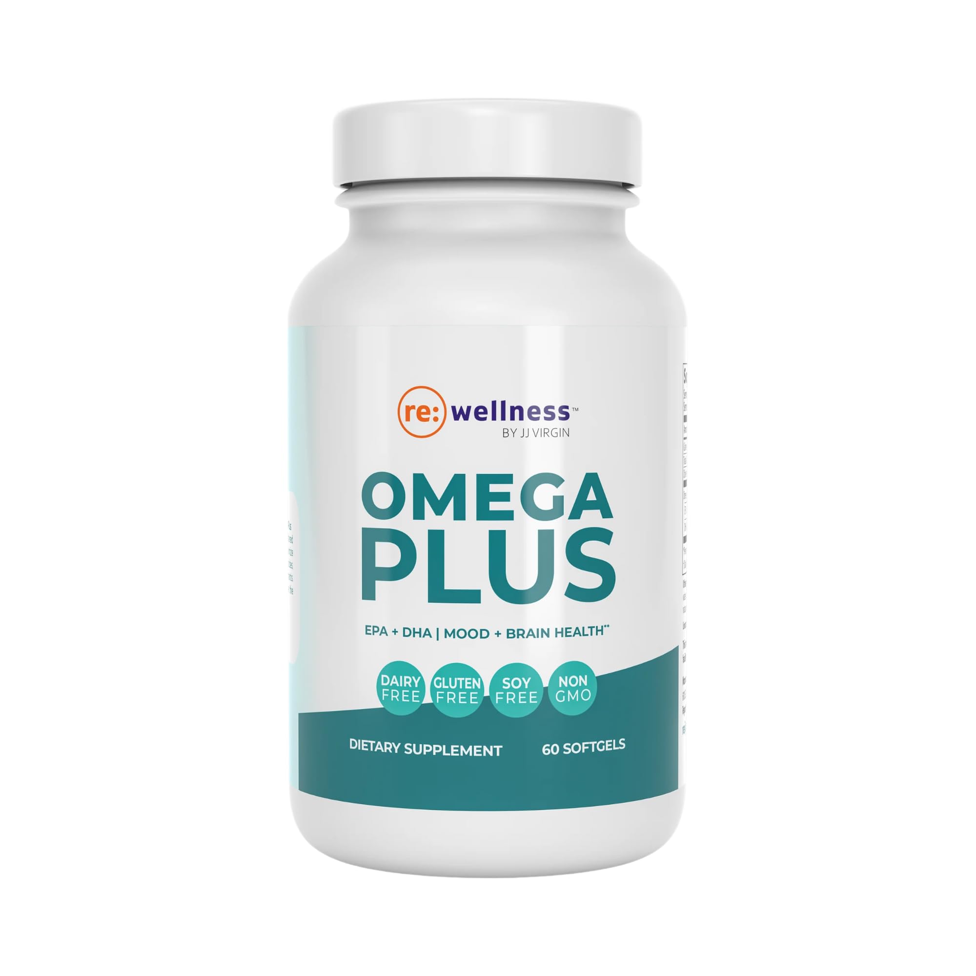 Reignite Wellness Omega Plus by JJ Virgin | Fish Oil | 60 Softgels