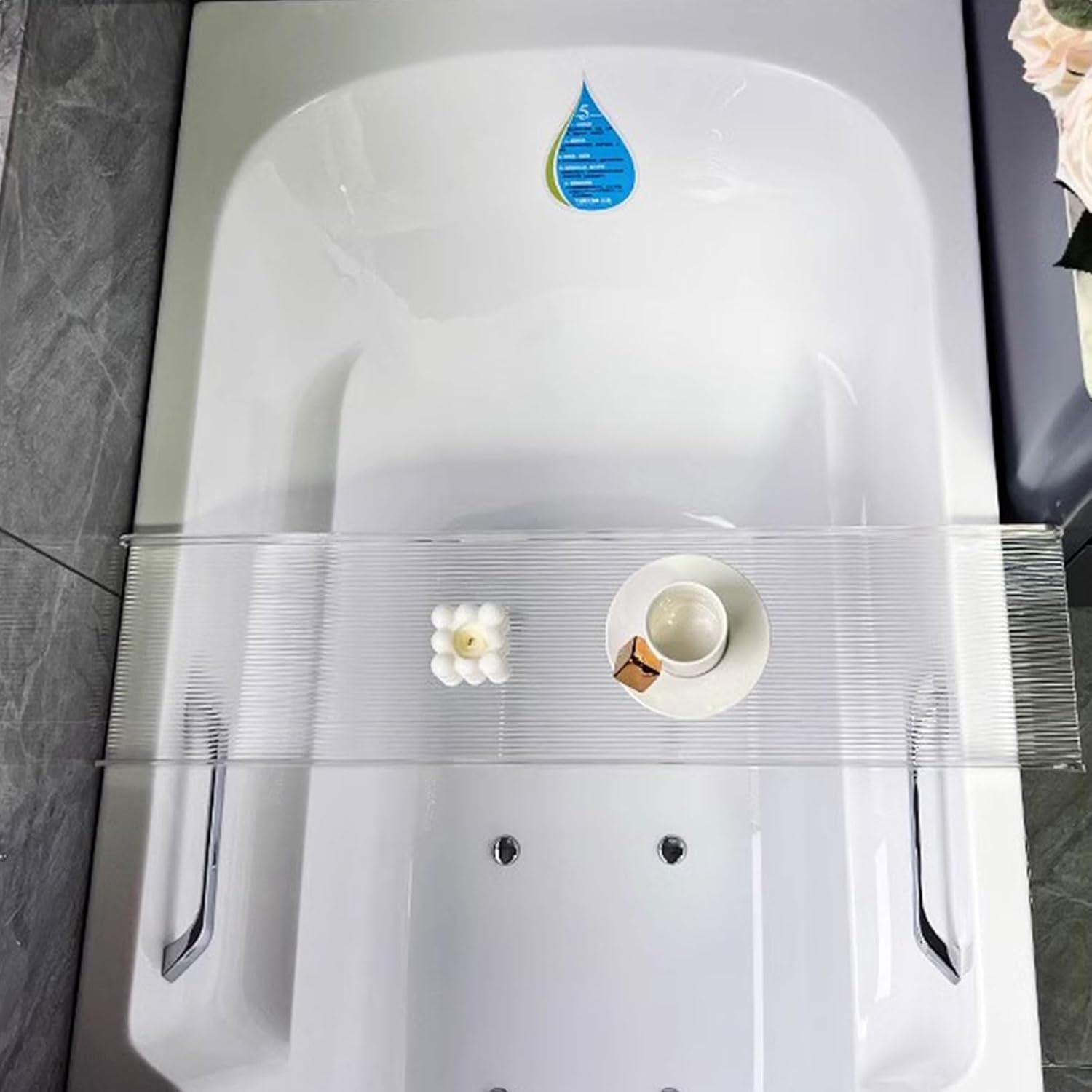 ROKHDC 豪華なバス用のプレミアムアクリルバスタブトレイキャディ、 読書ホルダー付きの浴槽用のバストレイ、 バスタブ用のバスタブバスブックスタンドのおすすめ人気ランキング【2025年12月】  | マイベスト 豪華なバス用のクリアアクリルバスタブトレイキャディ、 タブレットホルダーを備えた豪華なバスルームオーガナイザー、 バスタブシェルフ