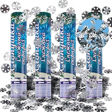 Weihnachten Konfetti Kanone*4pcs, XiXiRan Party Popper Weihnachten Cover