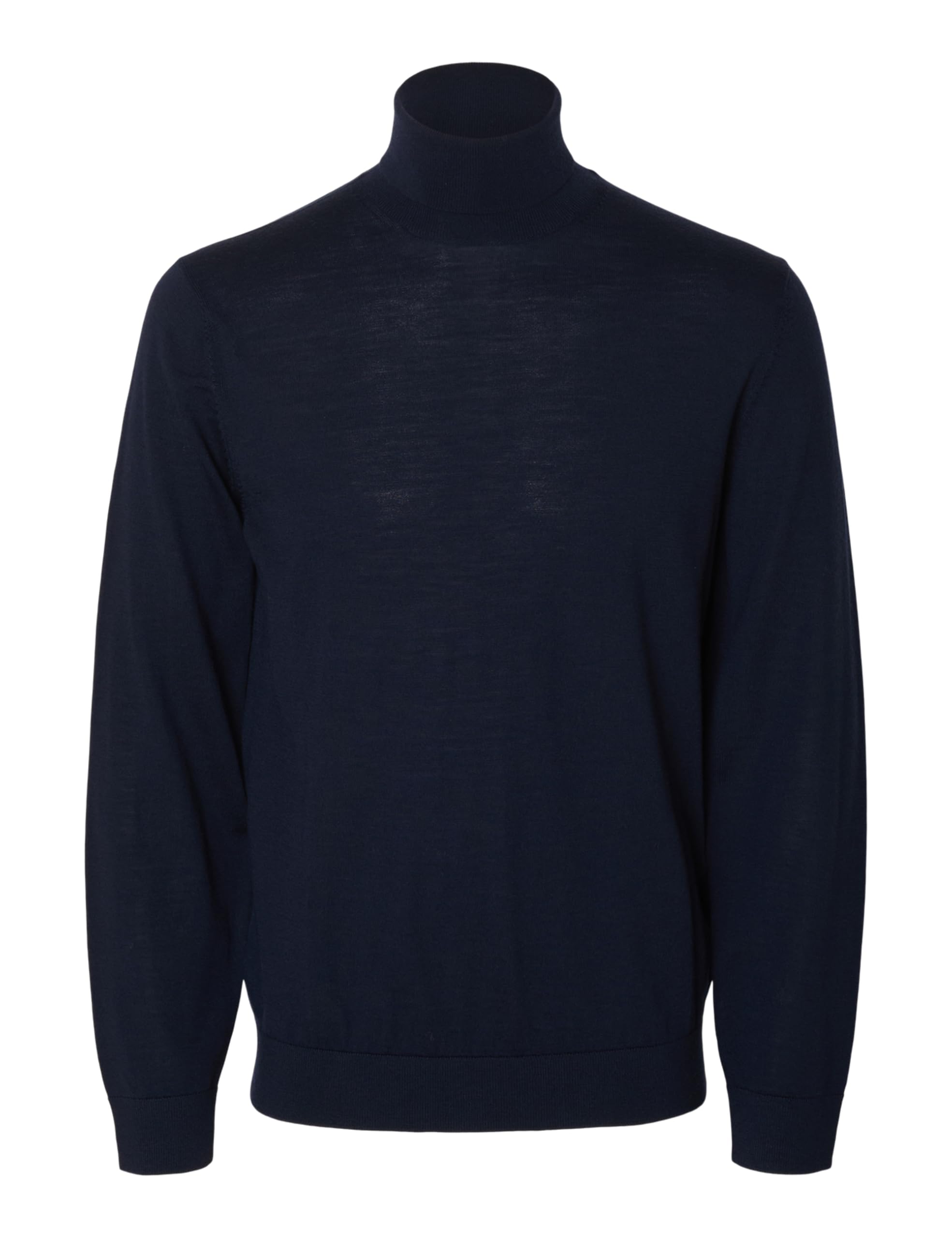 Selected Homme Men's Blazer Navy Slhtray Ls Knit Merino Roll Neck Noos Pullover, L