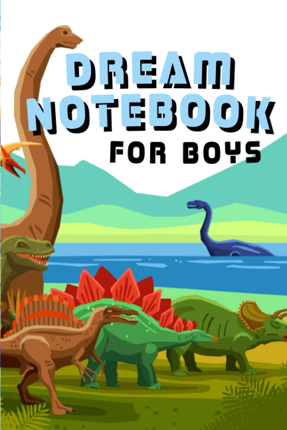 Dream Notebook for Boys, Paperback journal with pages for recording, journaling, and writing your nightly visions.