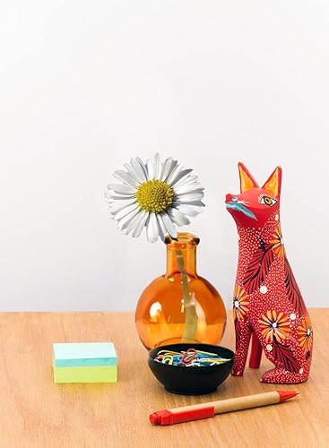 Miniatura 8 de Serene Spaces Living Juego de 6 pequeños jarrones de bola gris ahumado, jarrones de vidrio transparente para bodas, eventos, fiestas, centros de