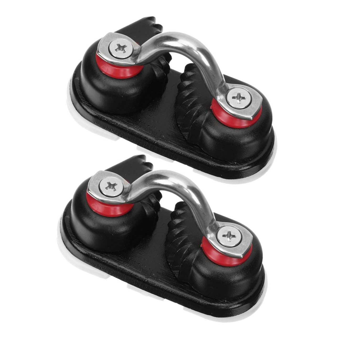 KOMBIUDA Aluminum Alloy Cam Cleat Kayak Sailboat Hardware 86 * 38mm Boat Rope Cleat Anchor Rope Lock Canoe Sail