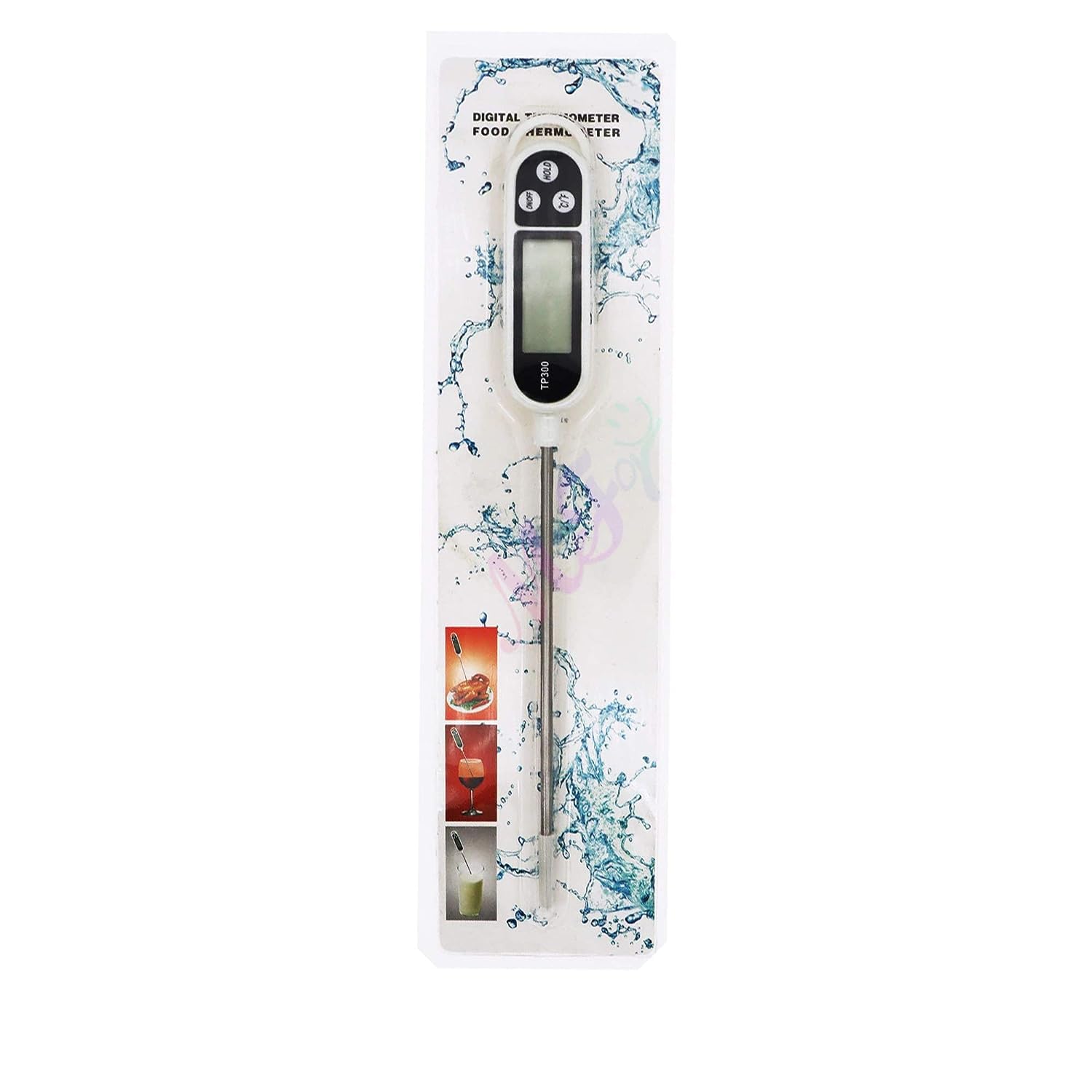Digital Food Thermometer Kitchen Oven BBQ Cooking Meat Milk Water Measure Probe Tool Thermometer TP300 (B0CHMS81CC) Amazon Price History, Amazon Price Tracker