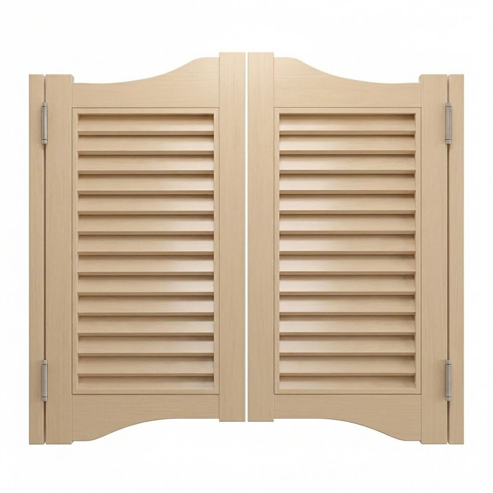 Porte battante de saloon, Portes battantes de café, avec charnières
