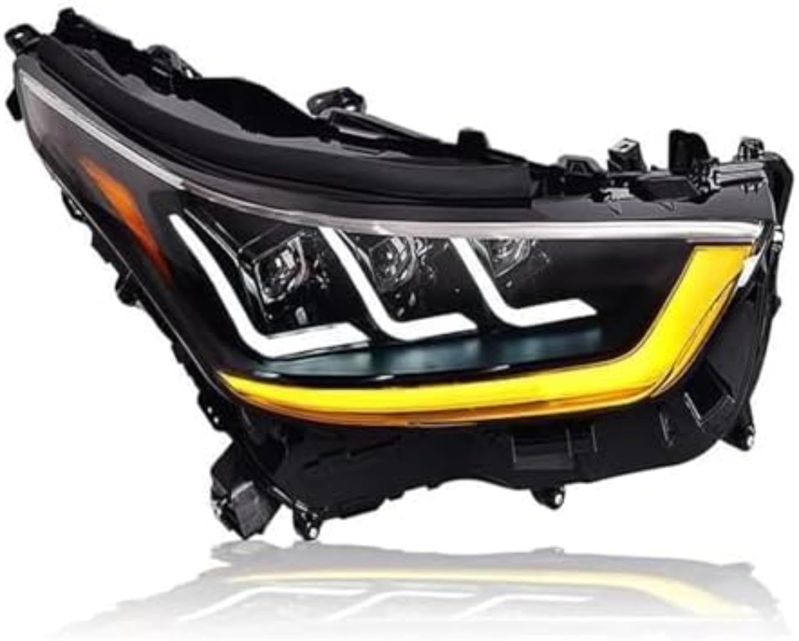 Dla TOYOTA, dla Highlander, dla korony, dla Kluger 2022 zespół reflektora Drl soczewki wiązki kierunkowskaz przednie lampy reflektor światło Lampka kontrolna lusterka bocznego Lampka