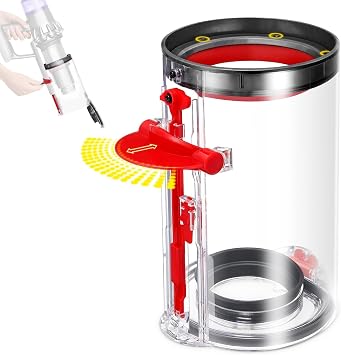 FIND A SPARE Upgraded Dust Bin Replacement for Dyson V11, V15, SV14, SV15, and SV22 Vacuum Cleaners - Compatible with Large Bin Part No. 970050-01 and 965443-01