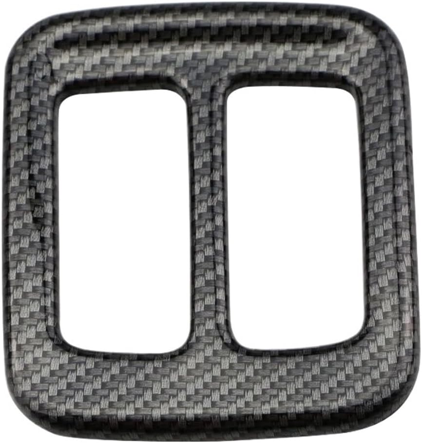 Car Rear Vent Cover Trim Fit for Jeep Fit for Compass 2017-2019 Air Conditioning Outlet Decoration(Carbon Fiber Pattern)