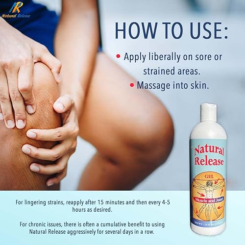 Miniatura 5 de Four Oaks Farm Ventures, Gel de liberación natural para músculos y articulaciones para humanos  Alivio para dolores de espalda, rodillas, caderas,