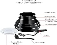 Sada riadu Tefal Ingenio Easy On, 10-dielna, s odnímateľnou rukoväťou, úsporné skladovanie, nepriľnavý povrch, L15999 2