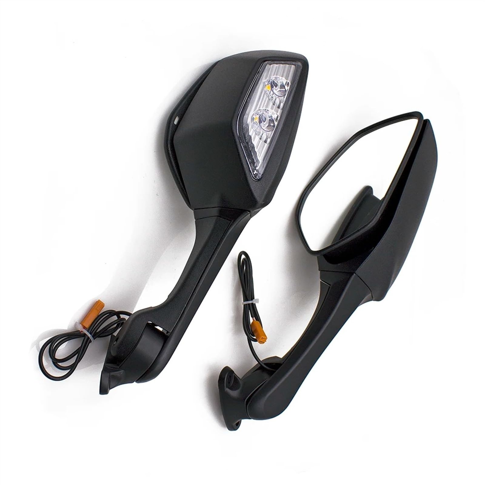 Rétroviseurs Clignotants À LED Intégrés et Miroir Pliable Moto R6