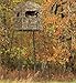 OL'MAN 12' Fortress Deluxe Quad Pod Tower with Blind, 2-Man Elevated 5 x 5 Deer Hunting Stand