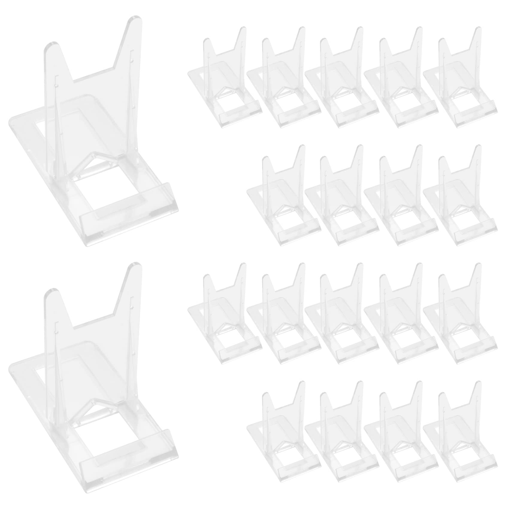 Présentoir acrylique réglable pour assiette livre cadre photo support transparent coulissant