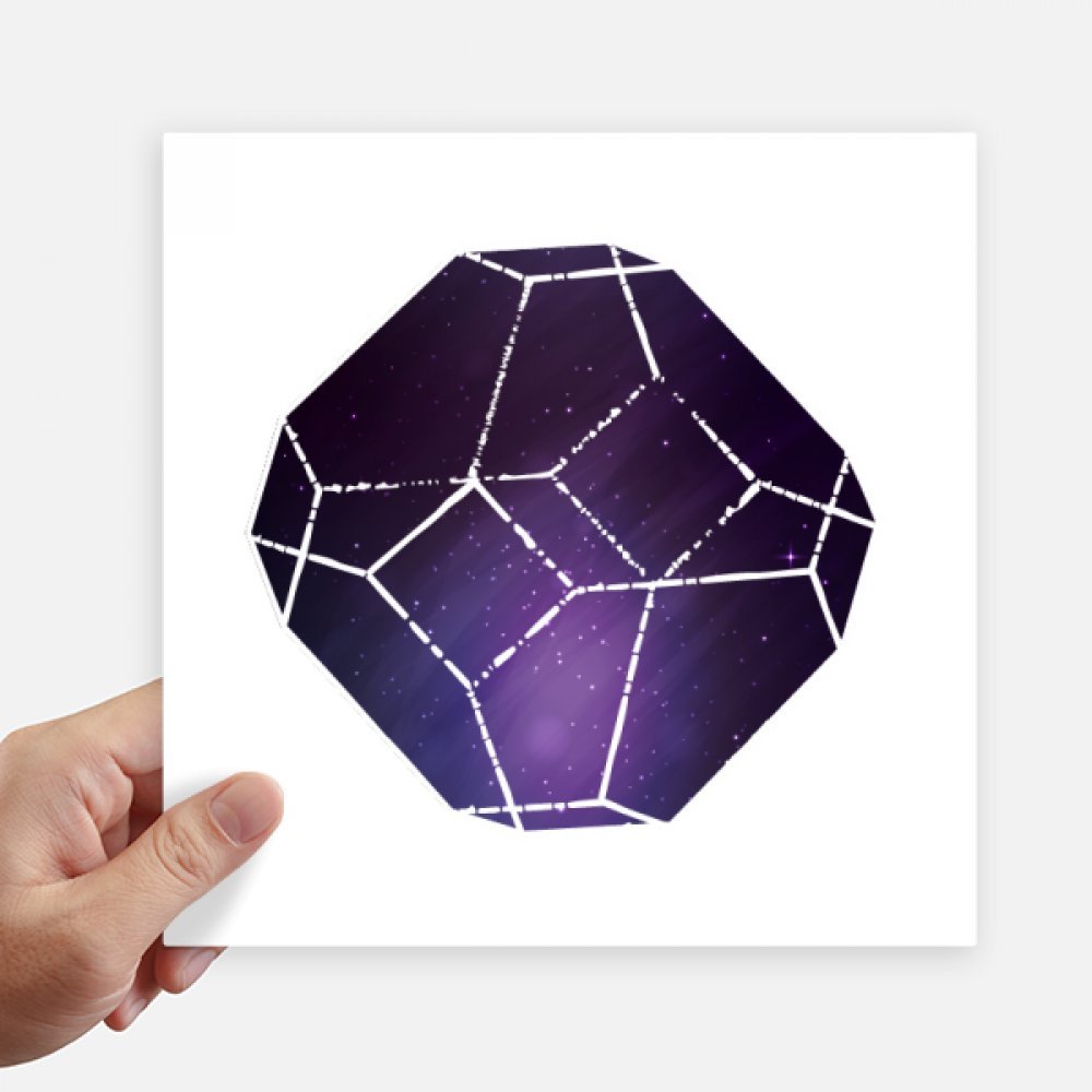 Stickers Univers Fantaisie Star Square multicolores grand format