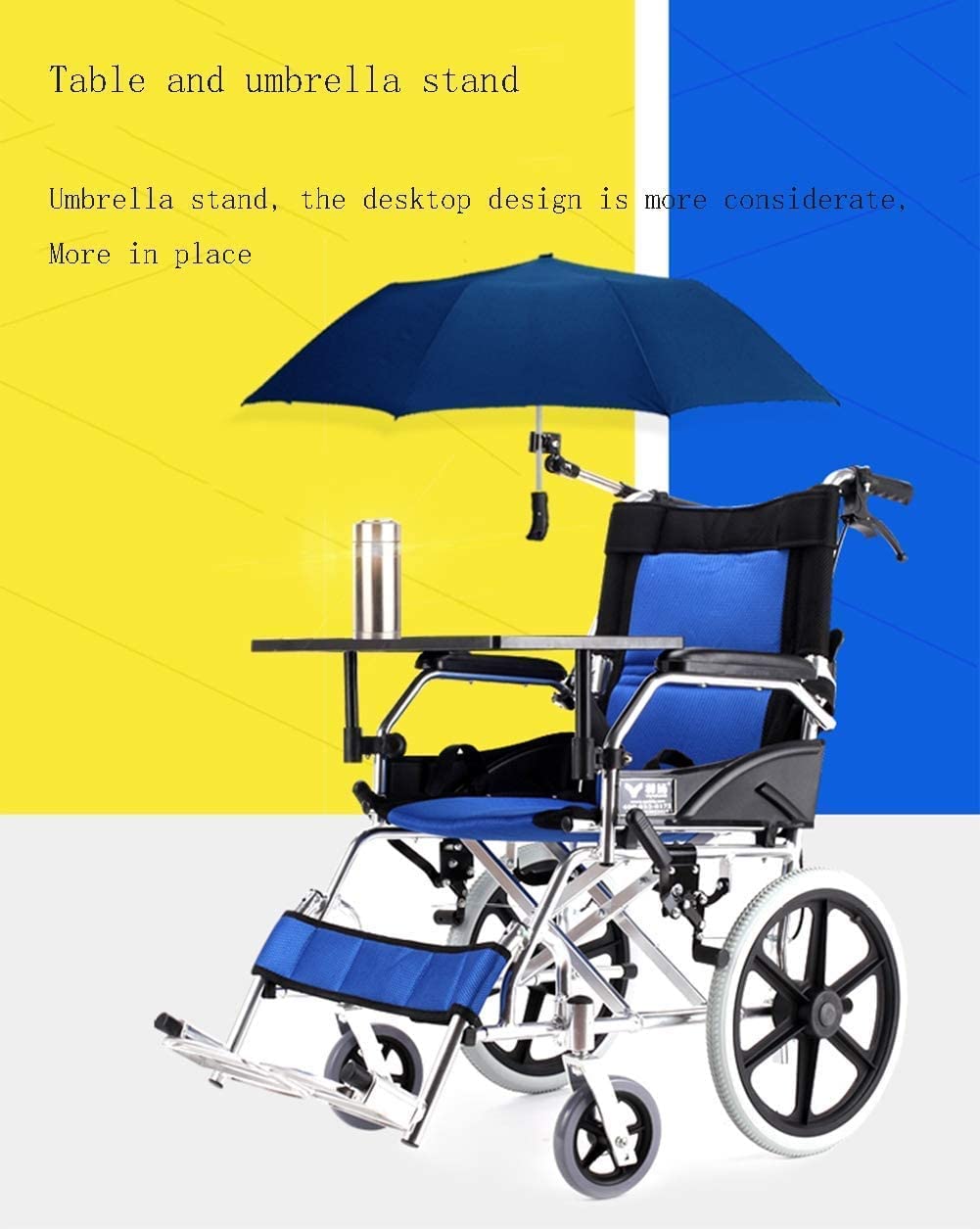 Ultra-Light Travel Anziani Manuale Domestico Mobile Portatile Sedia a rotelle Pieghevole Scooter Portatile a Spinta in Lega di Alluminio Leggero